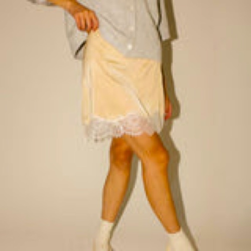 Take a chance satin skirt